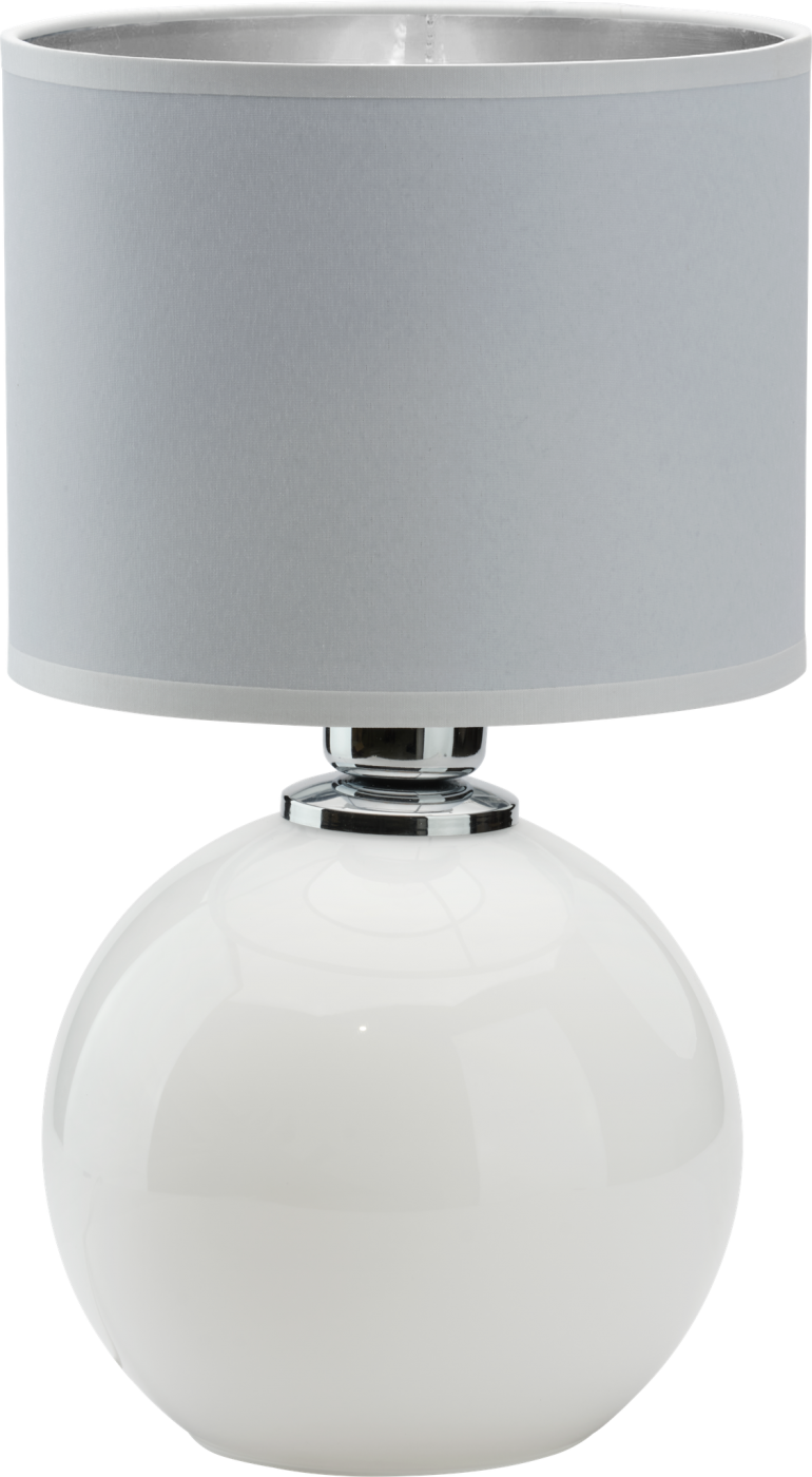 White Silver 5066 Tk Lighting, Small Silver Table Lamps