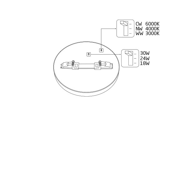 MULTI LED 18W/24W/30W 11358 Nowodvorski