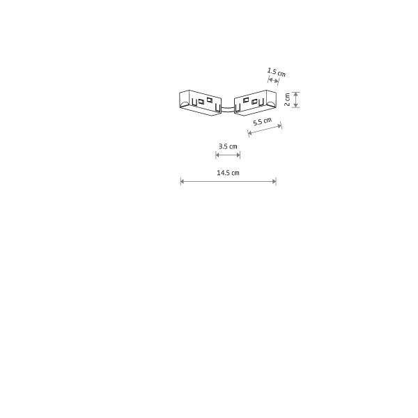 LVM STRAIGHT CONDUCTIVE MODULE white 11628 Nowodvorski