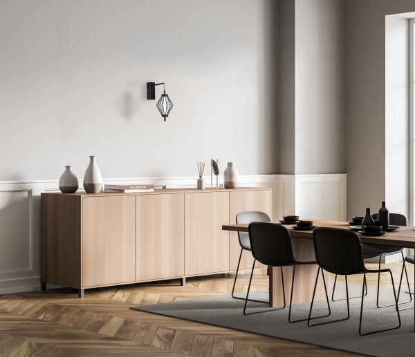 SEVIL black WL-34403-1-BK Italux