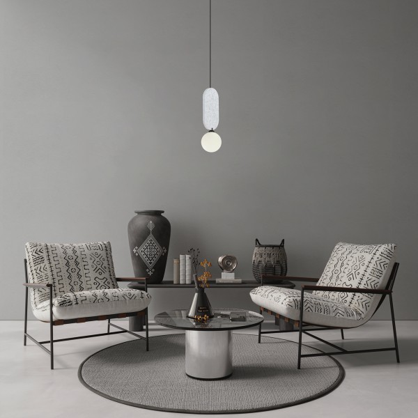 LORENZO light grey I PND-59815-1-LGR Italux