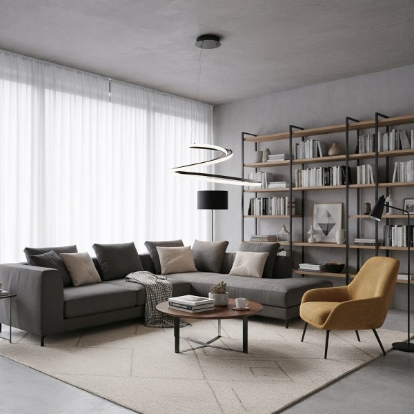 LORILA black PND-2168-M-BK Italux