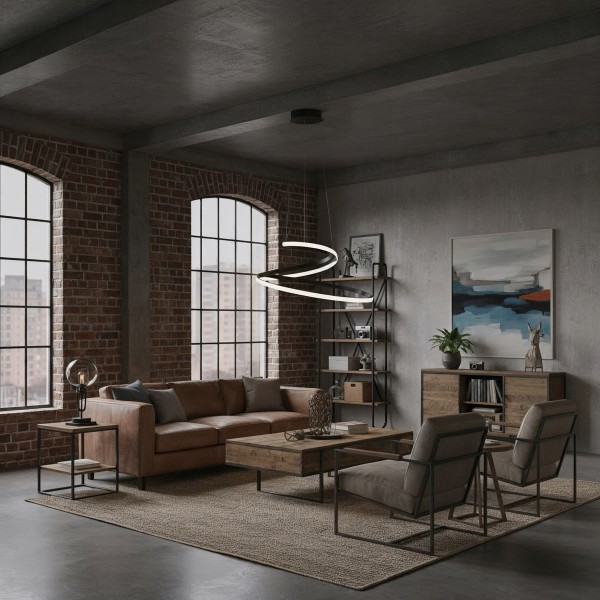 LORILA black PND-2168-M-BK Italux