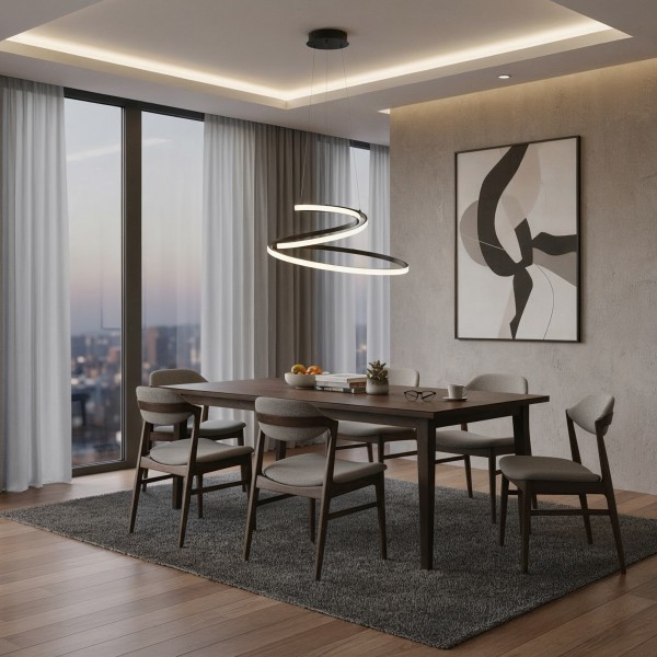 LORILA black PND-2168-M-BK Italux