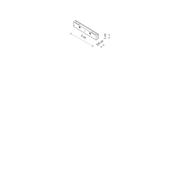 NANO-LVM STRAIGHT CONDUCTIVE MODULE 11734 Nowodvorski