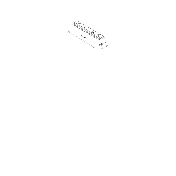 NANO-LVM TRACK BUCKLE CONNECTOR 11726 Nowodvorski