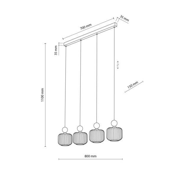 BALLO IV 11051 TK Lighting