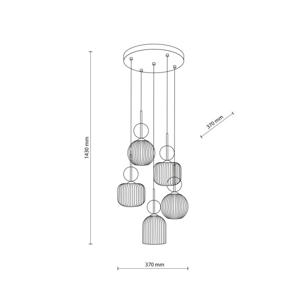 SOPHIA cognac V 11043 TK Lighting
