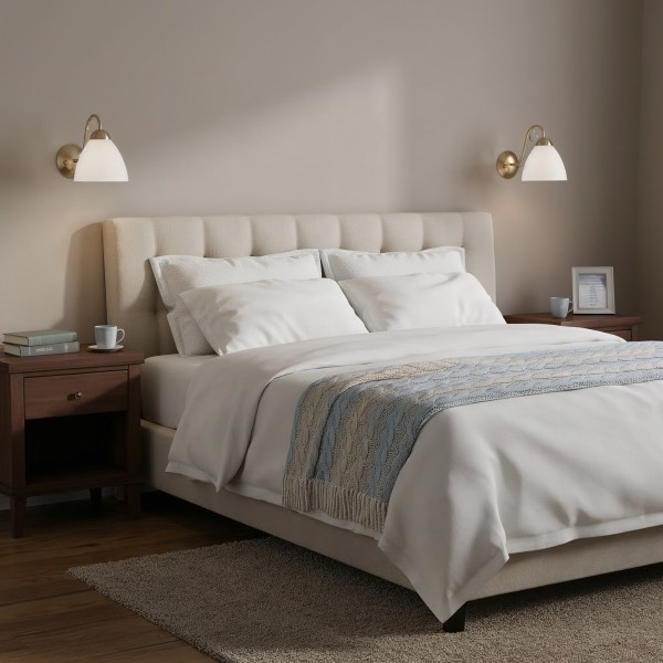 LUGANO brass WL-5643-1-HBR Italux
