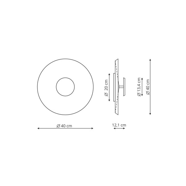 COCO white 40 CCT LP-0508/1C-40 WH Light Prestige
