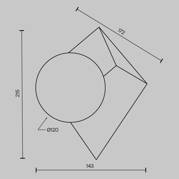 CUBEO MOD445WL-01PT Maytoni