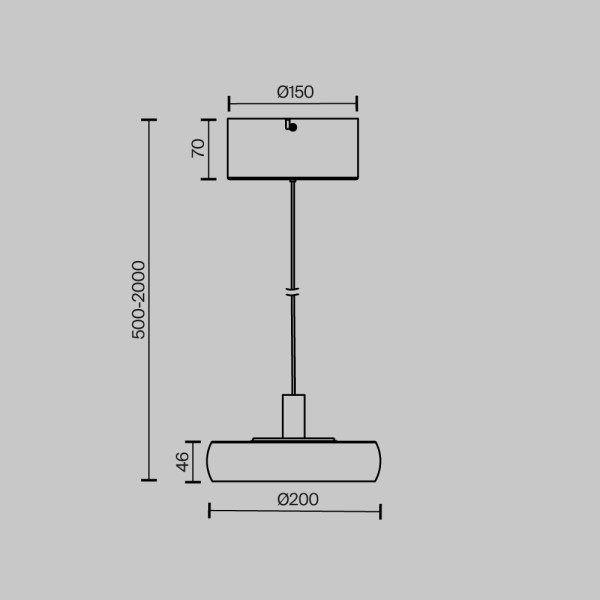 FLOAT I MOD498PL-L13BK1 Maytoni