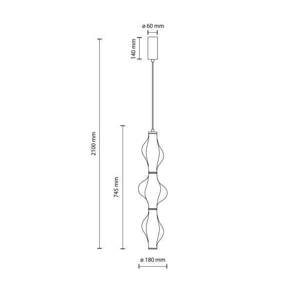 ELVA brass 18214 TK Lighting