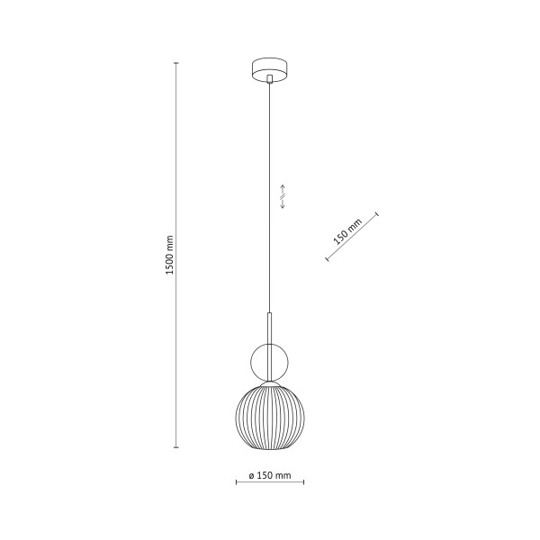 SOPHIA cognac I 11590 TK Lighting