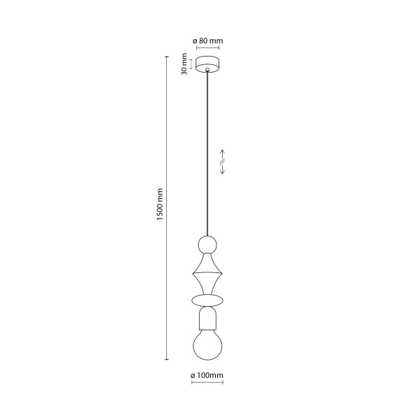 TOWER black 10871 TK Lighting