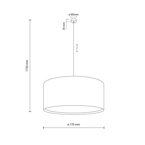 LARGO black 11486 TK Lighting