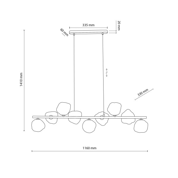 LAVA sabia IX 11110 TK Lighting