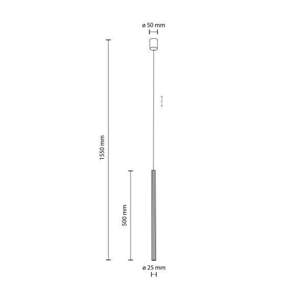 FERRO champagne 500 I 11423 TK Lighting