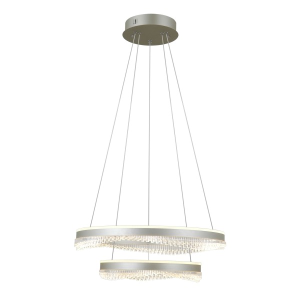MORTE silver CCT PND-34535-2L-SILV Italux