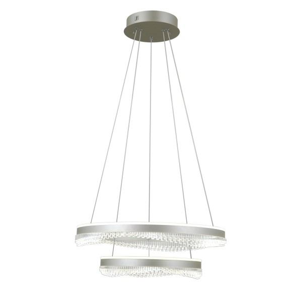 MORTE silver CCT PND-34535-2L-SILV Italux