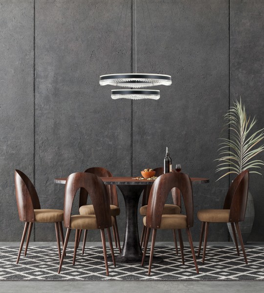 MORTE black CCT PND-34535-2L-BK Italux