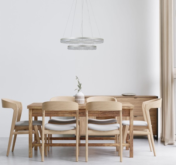 BARLO silver CCT PND-34526-2L-SILV Italux