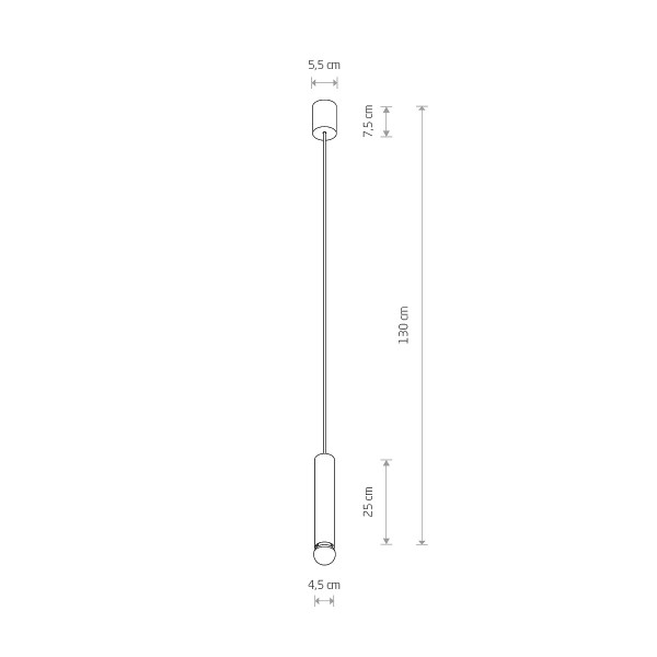 BATON solid brass 7851 Nowodvorski
