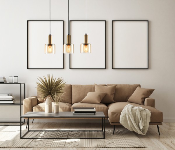 SANTIA III PND-65342-3-BRO+AMB Italux