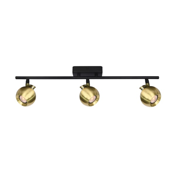 LAFIN black-brass III SPL-45379-3-BK-BRSS Italux