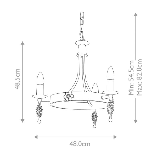 BELFRY black BY3-BLACK Elstead