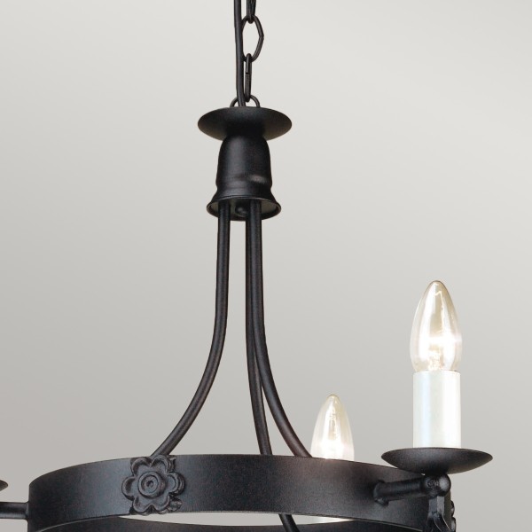 BELFRY black BY3-BLACK Elstead