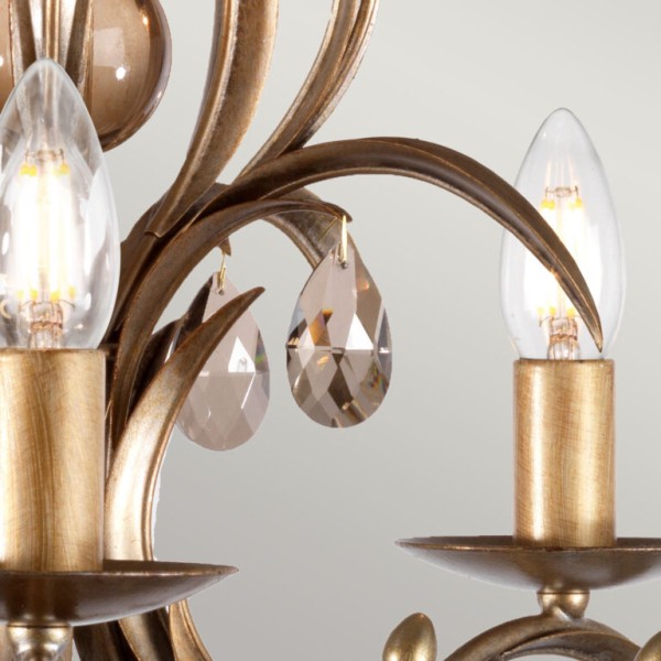 LILY antique bronze LL5-ANT-BRZ Elstead