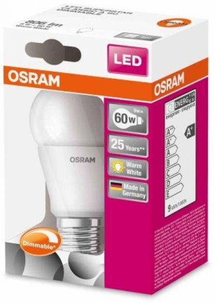 LED DO ŚCIEMNIACZA 9W E27 DIMMABLE  OSRAM