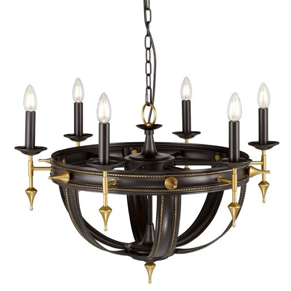 REGAL oil rubbed bronze/gold REGAL6 Elstead