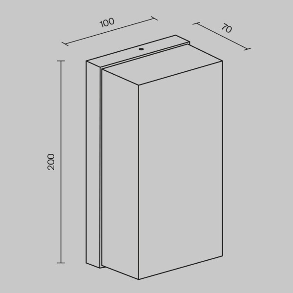 BADD graphite O454WL-L10GF3K Maytoni