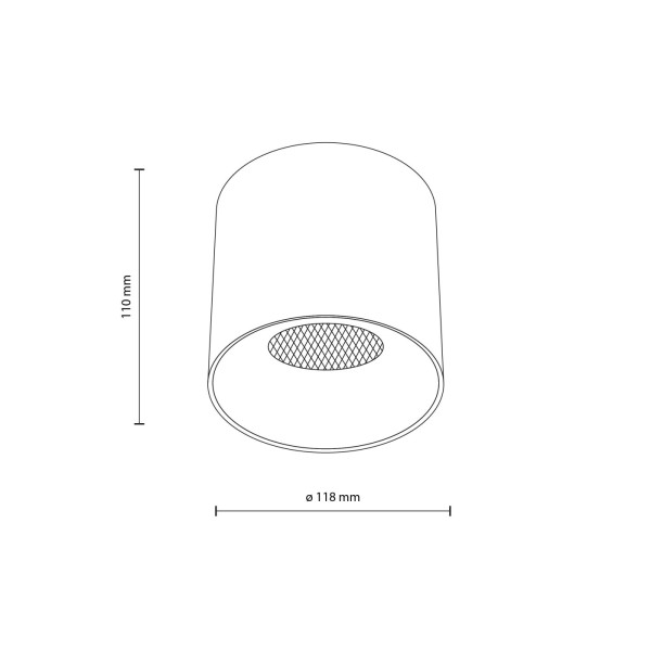 BLAZE CCT black 18162 TK Lighting