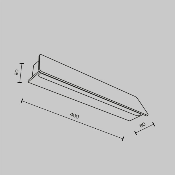 TRUPP graphite O429WL-L10GF3K Maytoni