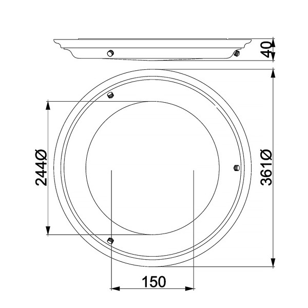 WELLAND LED polished chrome WELLAND-F-PC Elstead