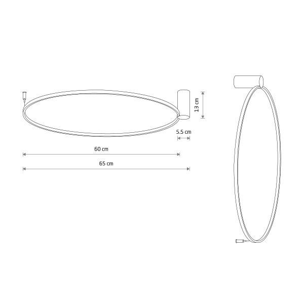 CIRCOLO LED white M 3000K 11603 Nowodvorski