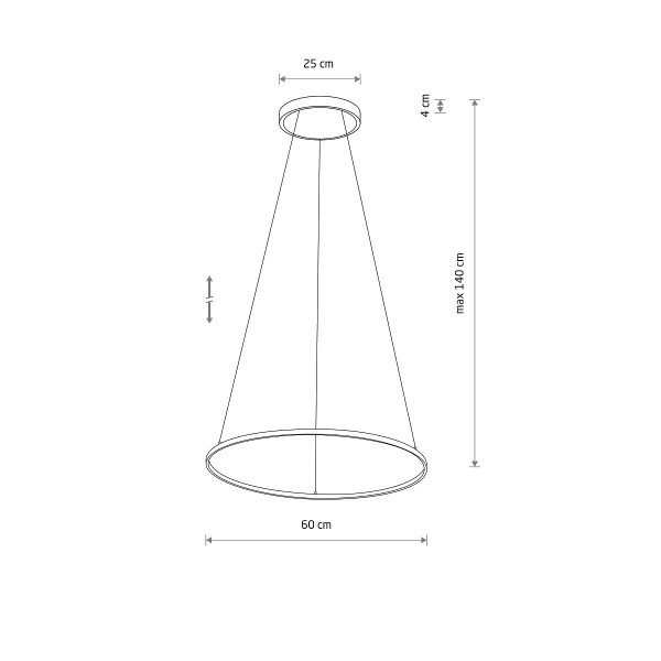 CIRCOLO LED white M 3000K 11604 Nowodvorski