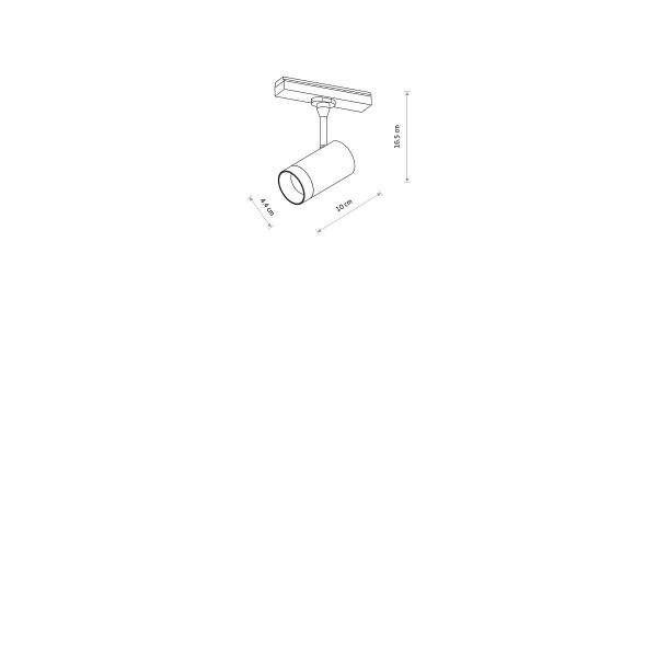 UT-LVM MINI SPOT LED 9W black 4000K 10cm 11341 Nowodvorski