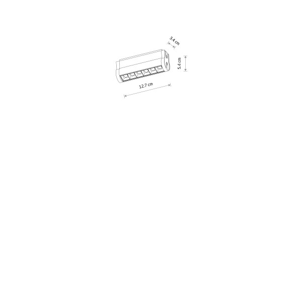 UT-LVM MINI FOCUS SWING LED 6W black 3000K 11310 Nowodvorski