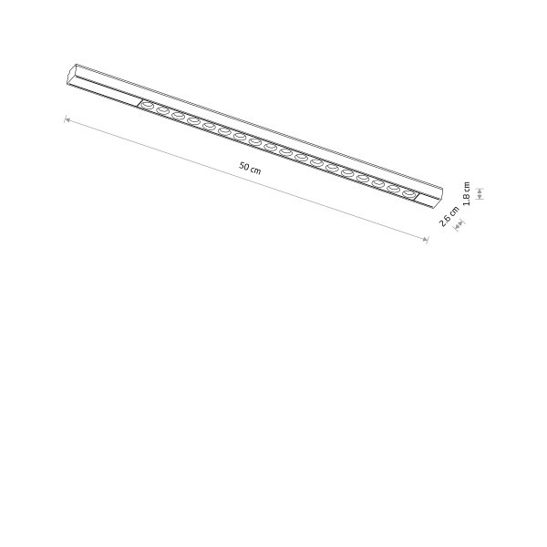 UT-LVM MINI FOCUS LED 18W black 4000K 11332 Nowodvorski