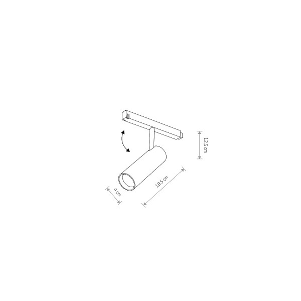 LVM SPOT LED 9W white 3000K 11644 Nowodvorski