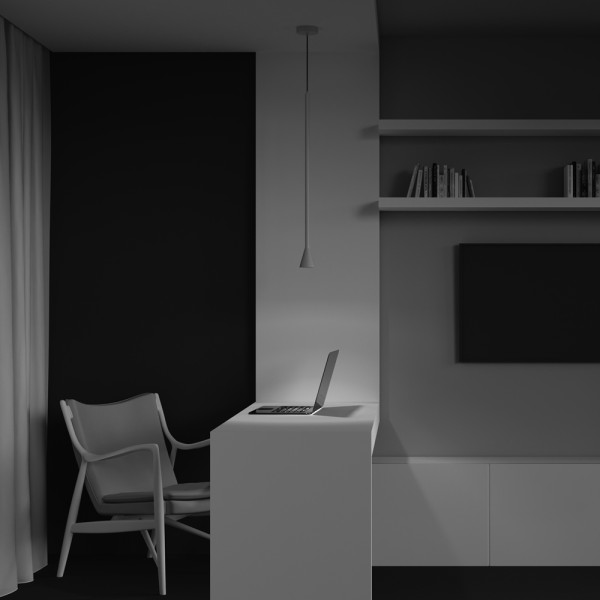 ARROW white P064PL-01W Maytoni