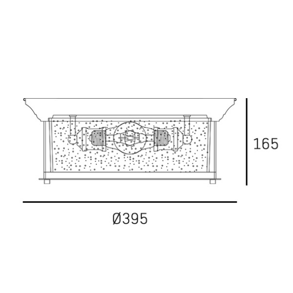 WARWICK brass C03323BR Cosmo Light